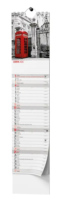 Nástěnný kalendář 2026 Kravata  - Žánrový