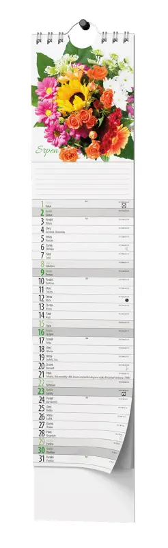 Nástěnný kalendář 2026 Kravata -  Kytice