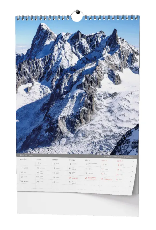 Nástěnný kalendář 2026 Alpy - A3