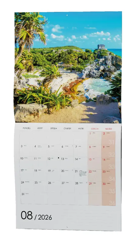 Nástěnný kalendář 2026 Romantická místa