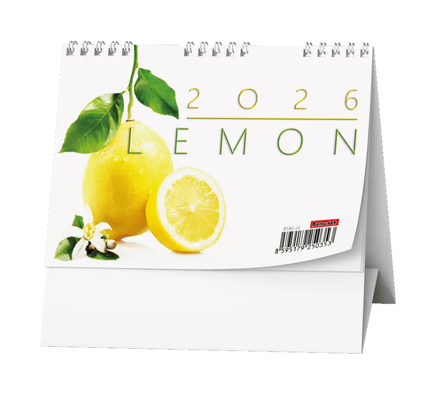 Stolní kalendář 2026 Lemon