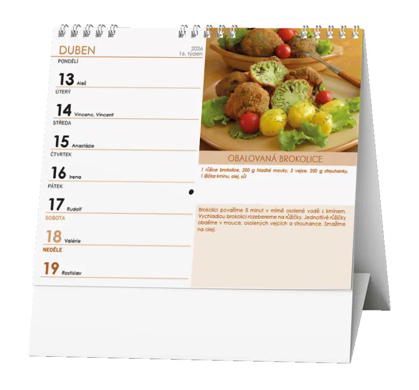 Stolní kalendář 2026 IDEÁL - Levné recepty