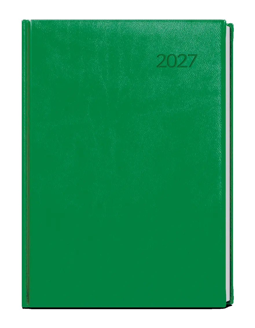 Diář 2027 Denní diář - Adam - Vivella - B6 - jasně zelená
