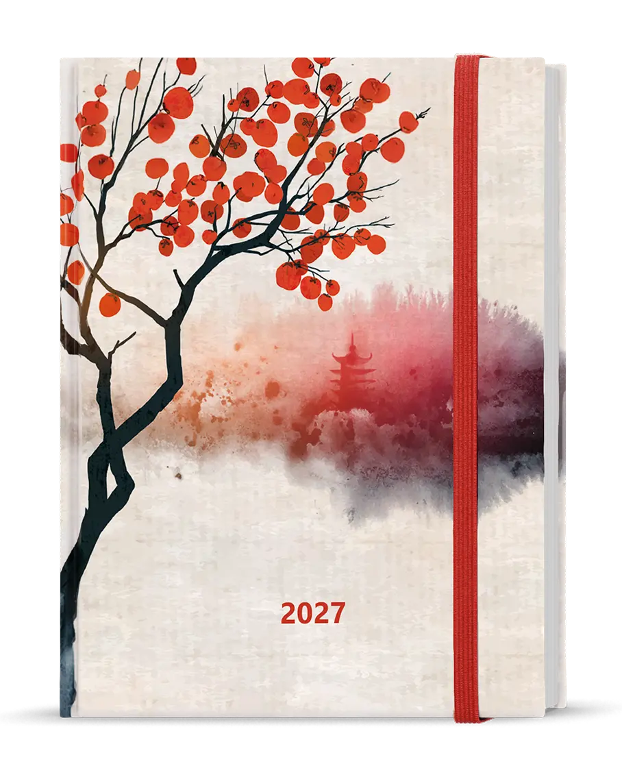 Diář 2027 Denní diář - Adam - Lamino - B6 - Zen
