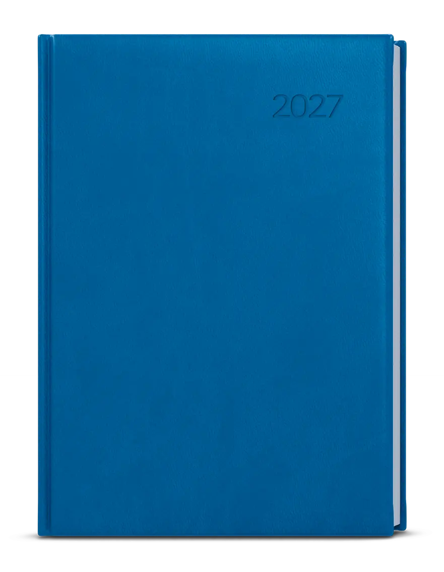 Diář 2027 Denní diář - David - Vivella - A5 - jasně modrá