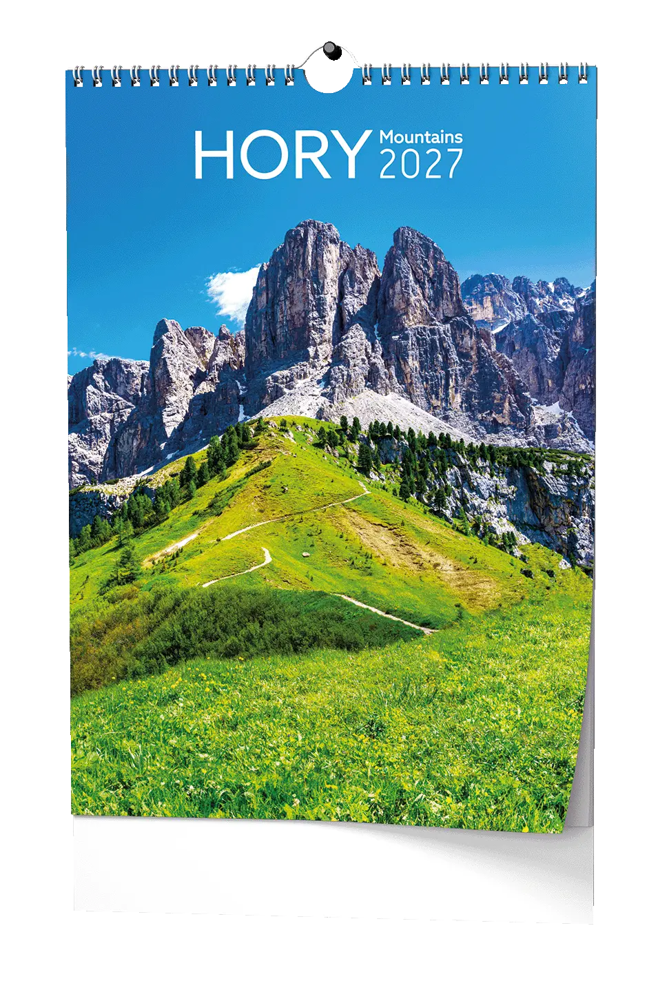 Nástěnný kalendář 2027 Nástěnný kalendář - Hory - A3