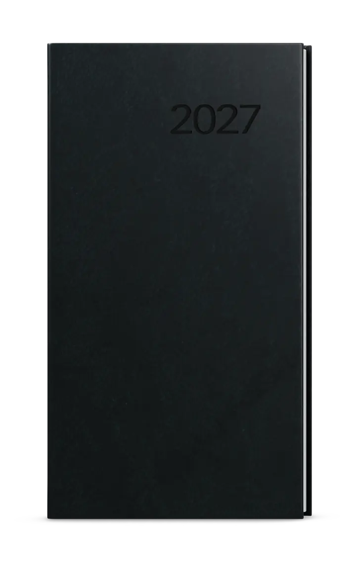 Diář 2027 Týdenní diář - Jakub - Vivella - kapesní - černá