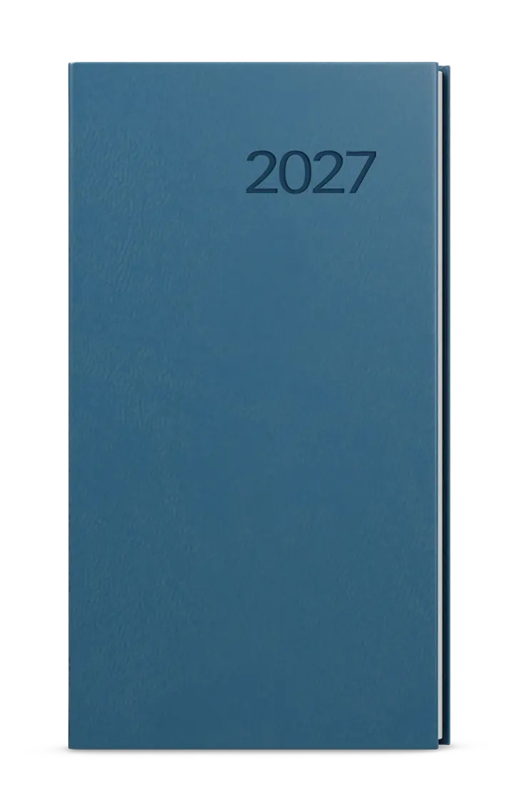 Diář 2027 Týdenní diář - Jakub - Vivella - kapesní - petrolejová