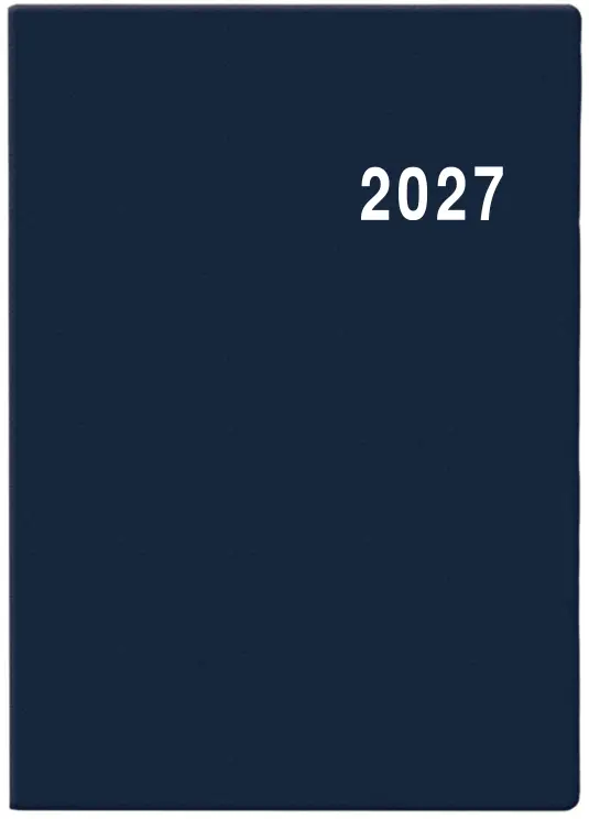 Diář 2027 Týdenní diář - Ladislav - PVC - modrá