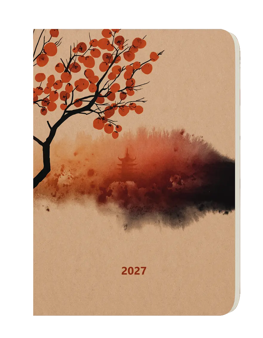 Diář 2027 Týdenní diář - Oskar - Kraft - Zen