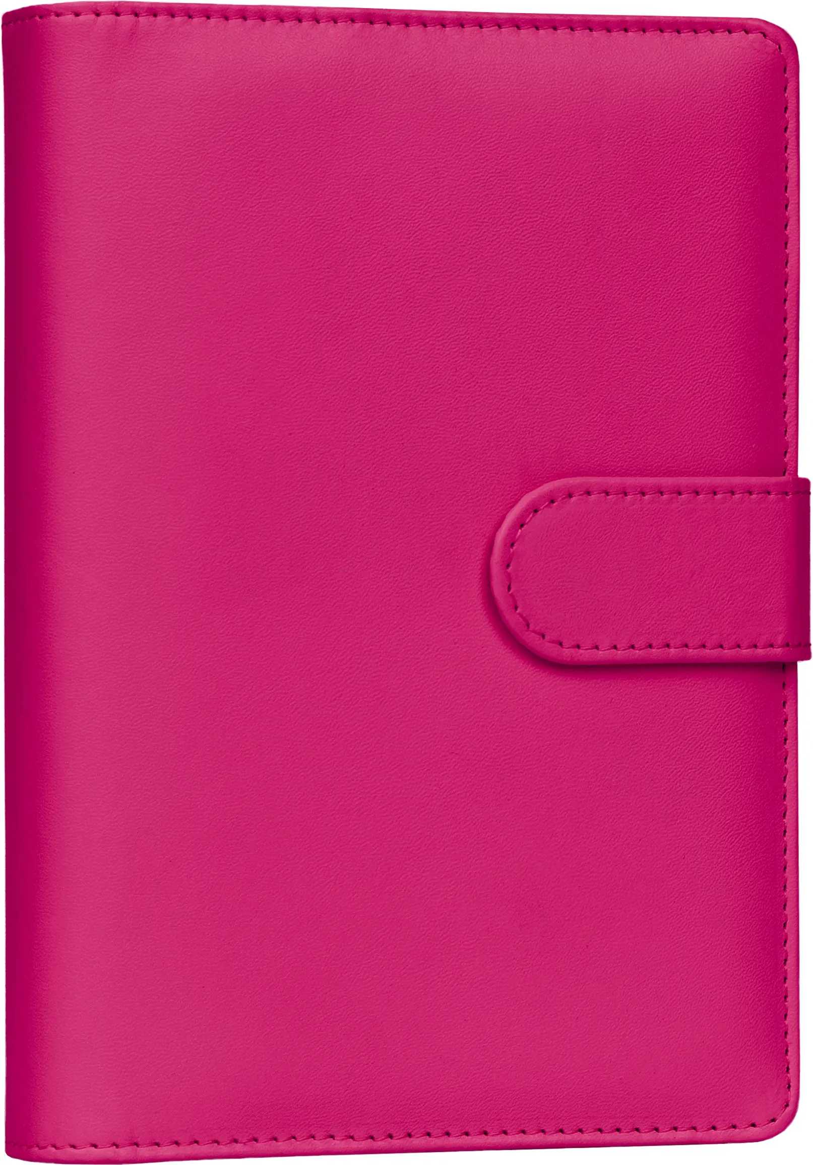 NOTIQUE Refill – Týdenní kroužkový diář s vyměnitelnými listy 2027, fuchsiový, 12,5 x 19 cm