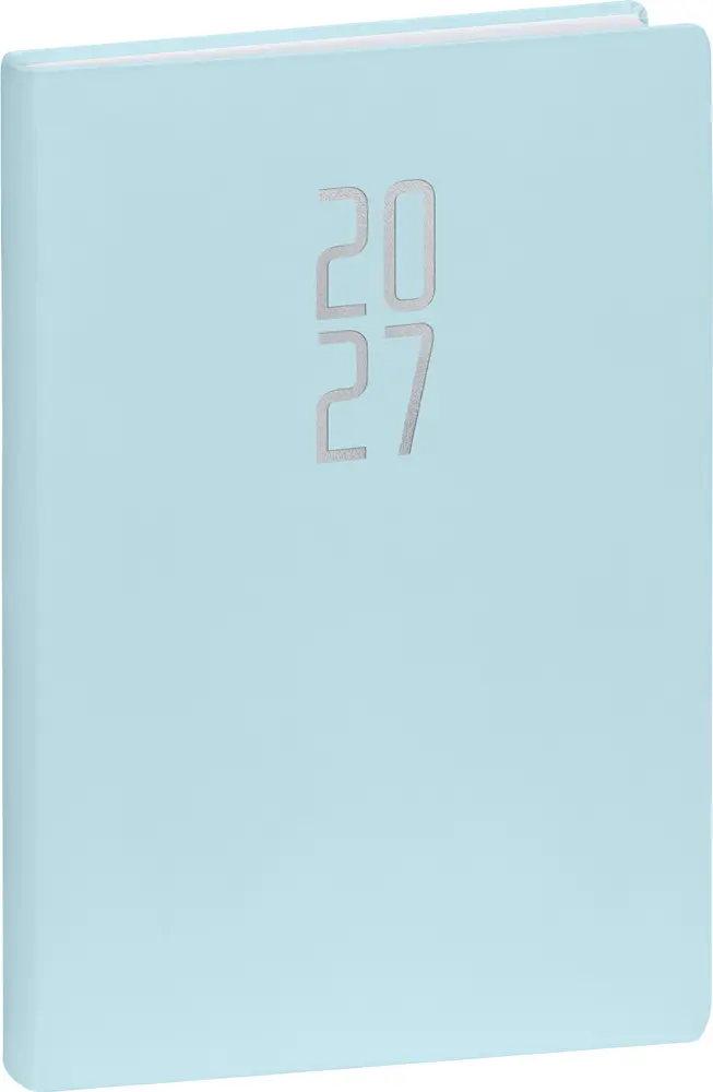 NOTIQUE Denní diář Ponza 2027, světle modrý, 15 x 21 cm