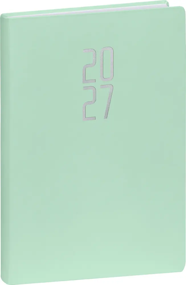 NOTIQUE Denní diář Ponza 2027, mentolový, 15 x 21 cm