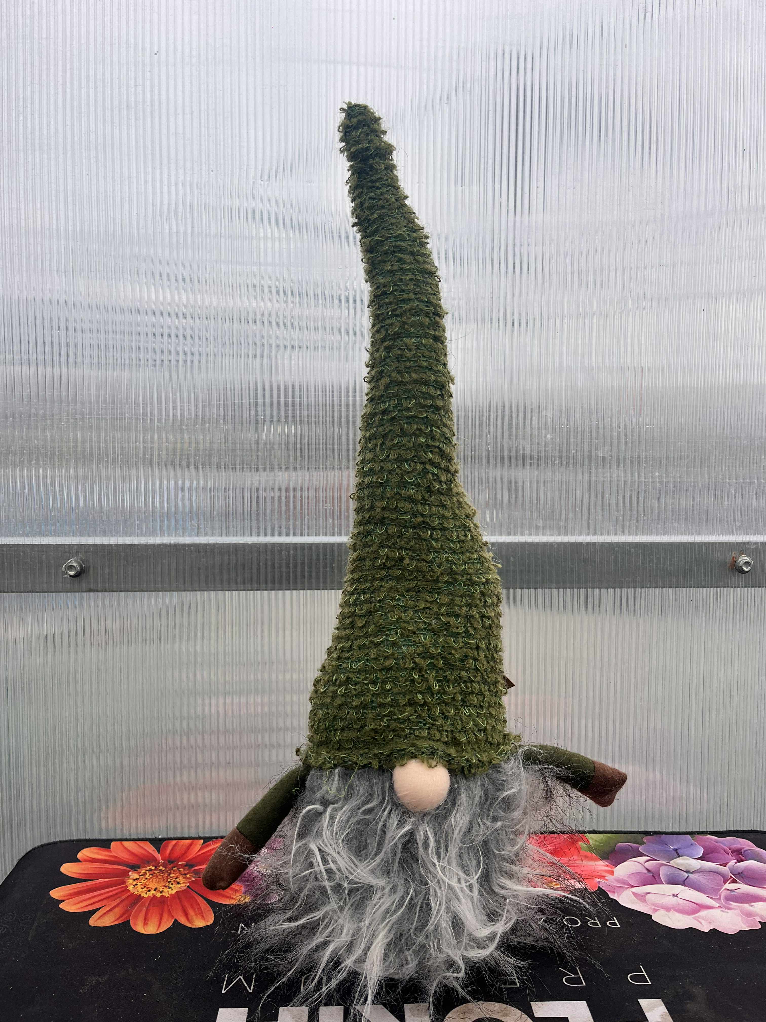 Vánoční skřítek 56cm zelený