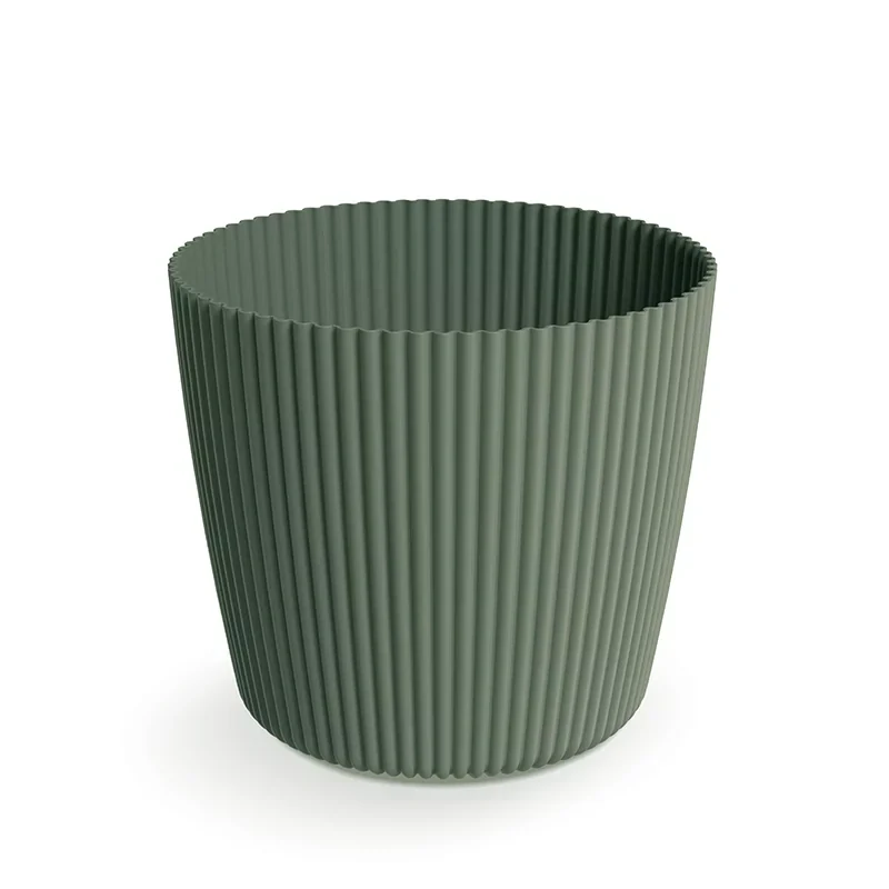 Květináč Milly Round 12.9cm tmavě zelená