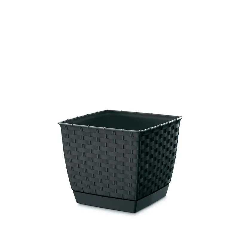 Květináč Ratolla Square 19cm antracit