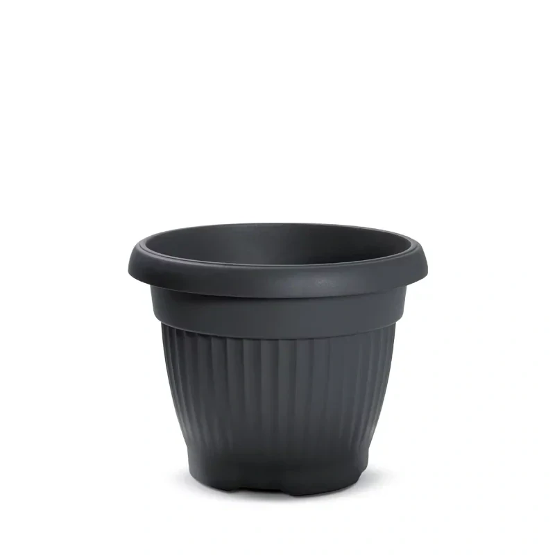 Květináč TERRA kulatý 25cm antracit