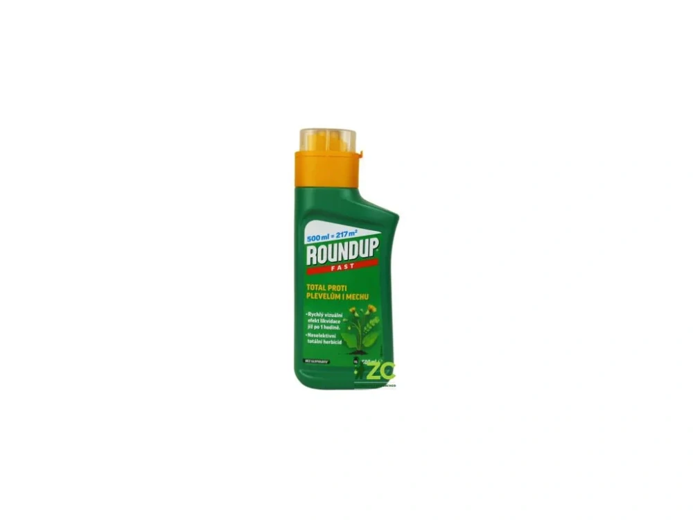 Roundup FAST koncentrát proti plevelům i mechu 500 ml