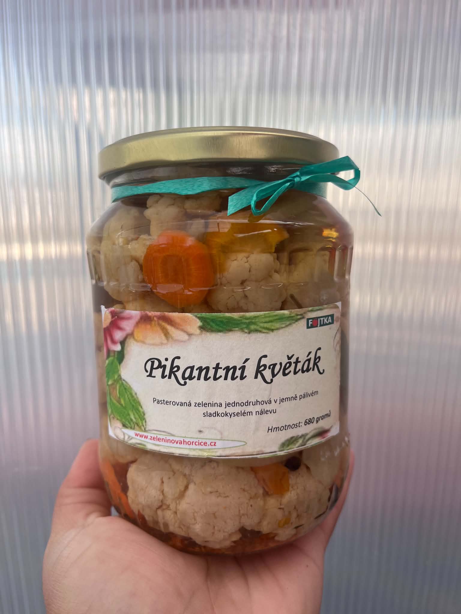 Pikantní květák 680g