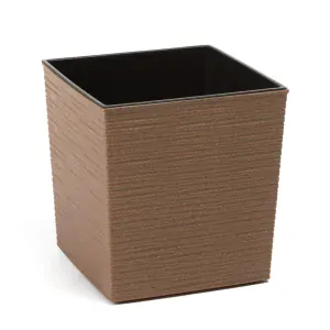 Květináč Jukaeko 250x250 lamela přírodní dřevo