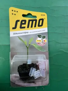 Klipsy na roubování - silikonové (pro papriky a rajčata)