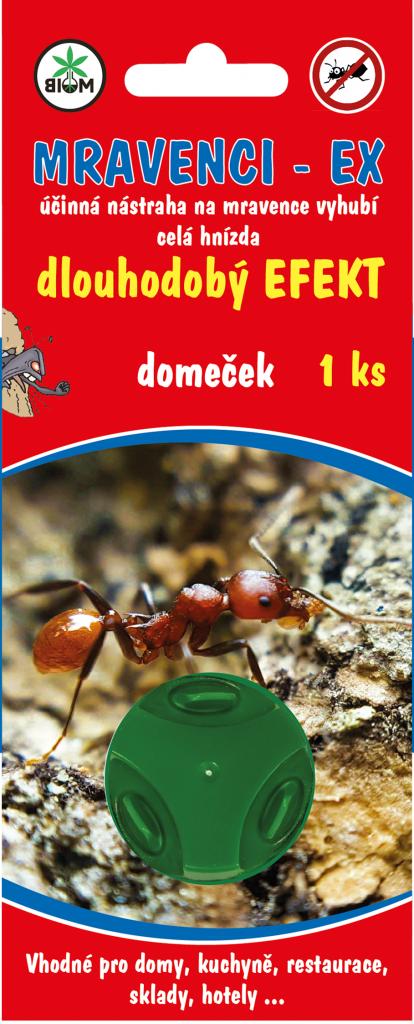 Mravenci EX – nástraha proti mravencům – domečky 1 ks