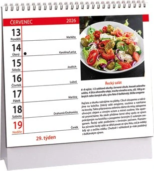 Kalendář Vaříme a pečeme doma mini 2026