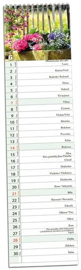 Kalendář Rok v zahradě 2026 - kravata