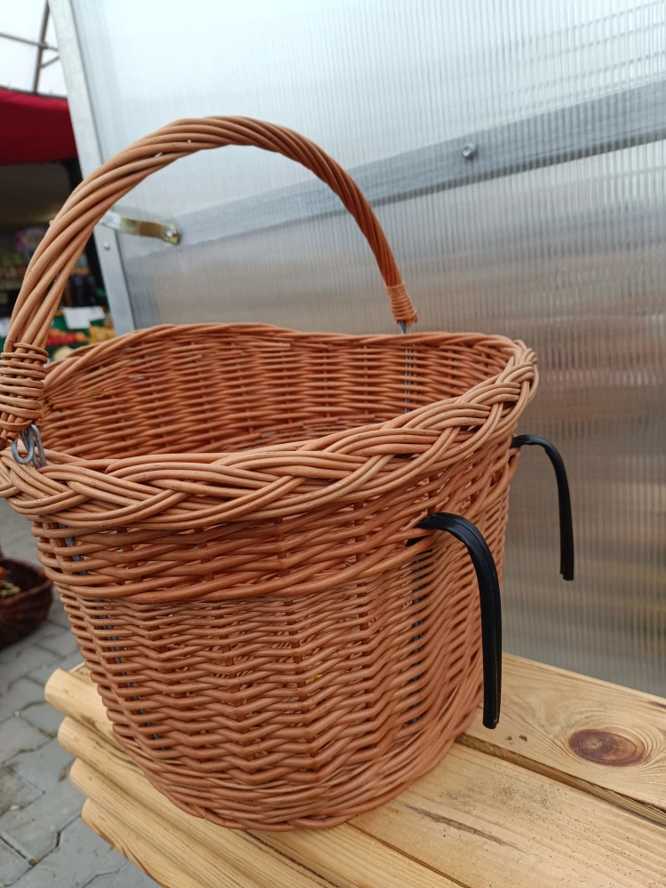 Ratanový košík s háčky 39x33x30cm