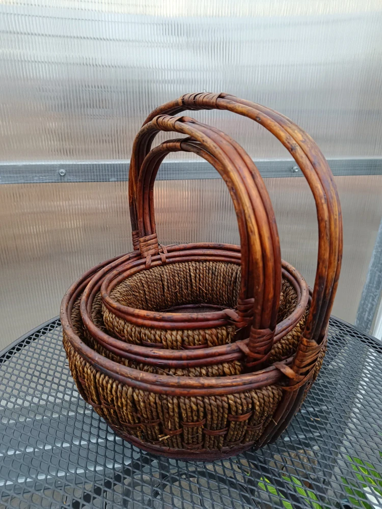 Ratanový košík 25x27cm