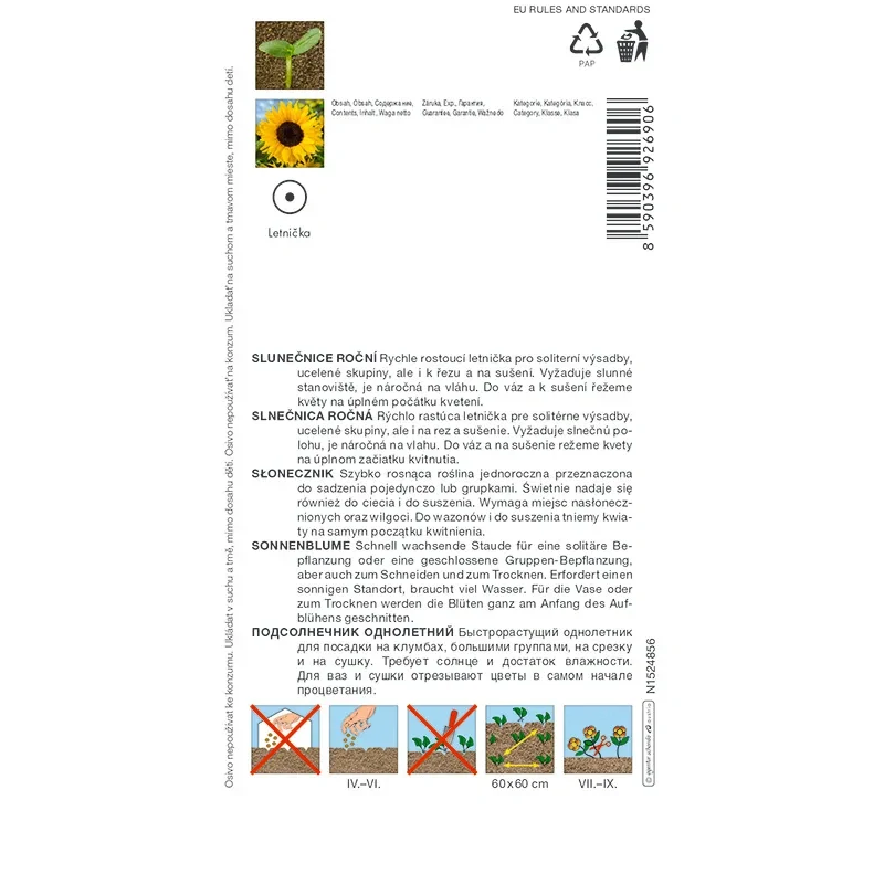 Slunečnice roční Sun- osivo 