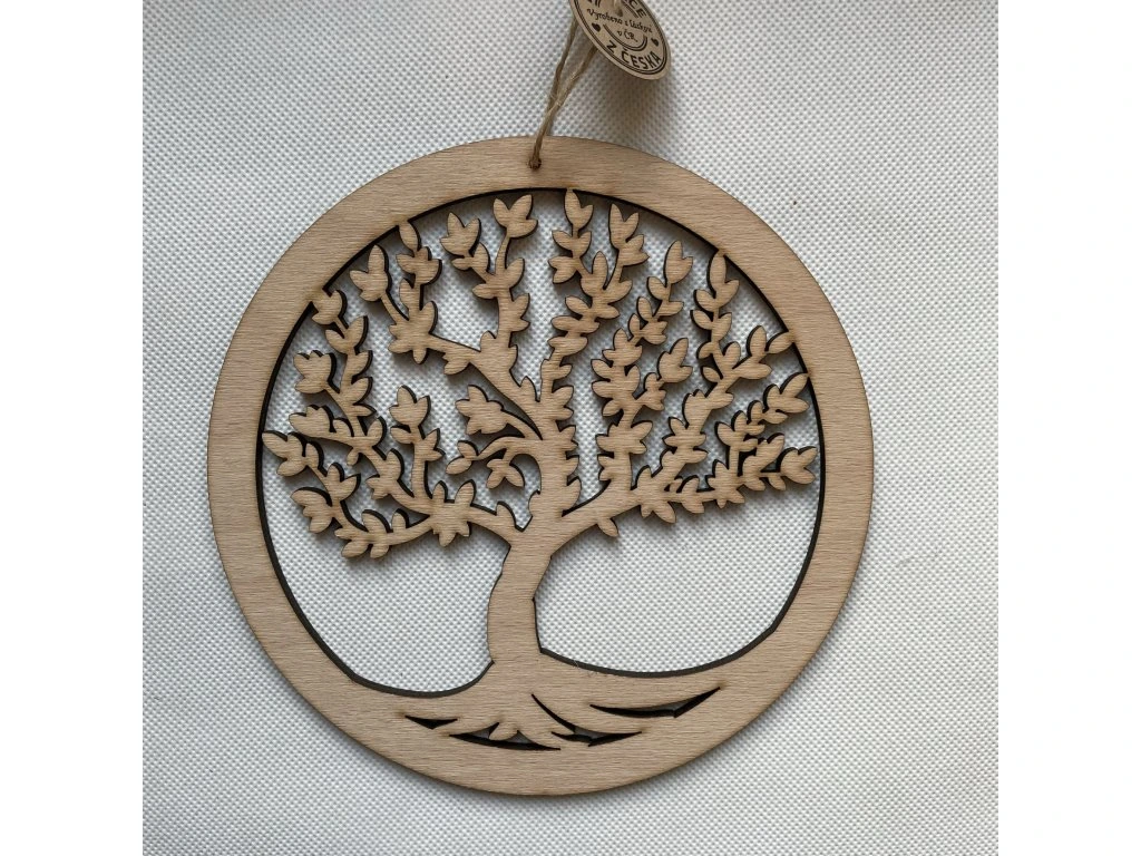 Strom života dřevěný 30 cm závěs