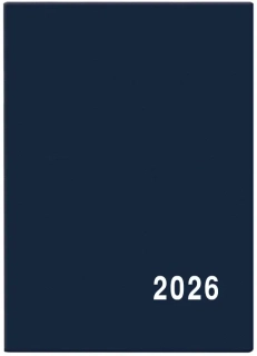 Diář 2026 Měsíční diář - Anežka - PVC - modrá