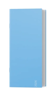 Diář 2026 Měsíční diář - Božka - Color - Bledě modrá
