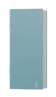 Diář 2026 Měsíční diář - Božka - Color - Šedomodrá
