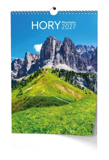 Nástěnný kalendář 2027 Nástěnný kalendář - Hory - A3