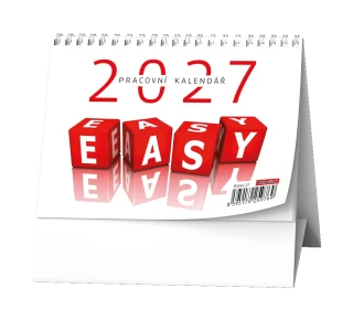 Stolní kalendář 2027 Stolní kalendář - Pracovní kalendář EASY