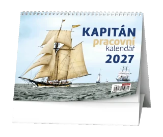 Stolní kalendář 2027 Stolní kalendář - Kapitán