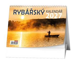Stolní kalendář 2027 Stolní kalendář - Rybářský kalendář