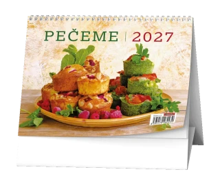Stolní kalendář 2027 Stolní kalendář - Pečeme!