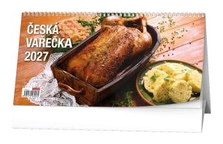 Stolní kalendář 2027 Stolní kalendář - Česká vařečka
