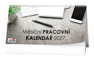 Stolní kalendář 2027 Stolní kalendář - Měsíční pracovní kalendář