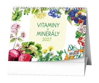 Stolní kalendář 2027 Stolní kalendář - Vitamíny a minerály