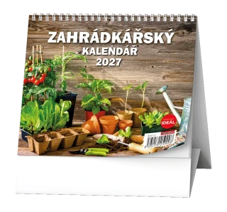Stolní kalendář 2027 Stolní kalendář - IDEÁL - Zahrádkářský kalendář