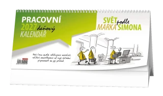 Stolní kalendář 2027 Stolní kalendář - Pracovní daňový kalendář - Svět podle Marka Simona