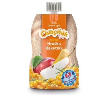 Hruškové pyré s rakytníkem 200g
