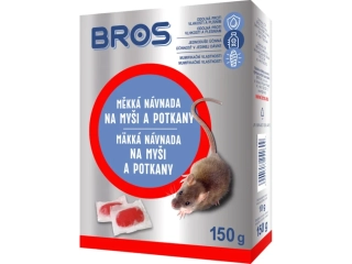 Bros Měkká návnada na potkany a myši 150g