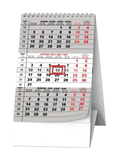 Stolní kalendář 2027 Stolní kalendář - Mini tříměsíční