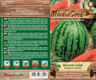 Meloun vodní Crimson sweet - osivo