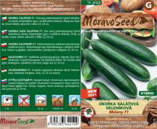 Okurky sal.skleníkové part. Melany F1 - osivo